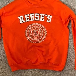 Reese’s chocolate crew neck (men’s medium)